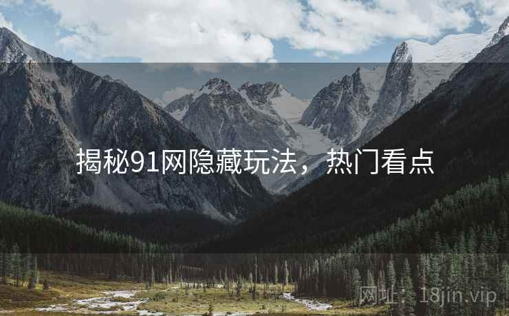 揭秘91网隐藏玩法，热门看点