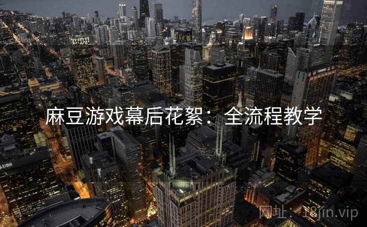 麻豆游戏幕后花絮：全流程教学