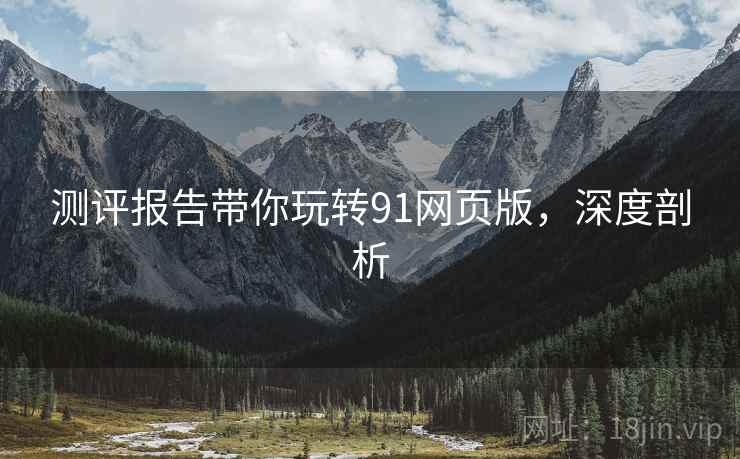 测评报告带你玩转91网页版，深度剖析